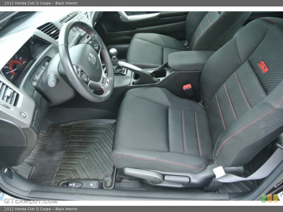 Black Interior Photo for the 2012 Honda Civic Si Coupe #82888487