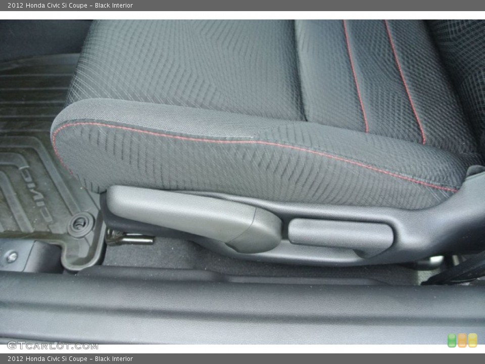 Black Interior Front Seat for the 2012 Honda Civic Si Coupe #82888502