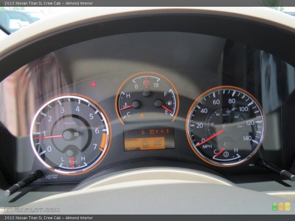 Almond Interior Gauges for the 2013 Nissan Titan SL Crew Cab #82889357
