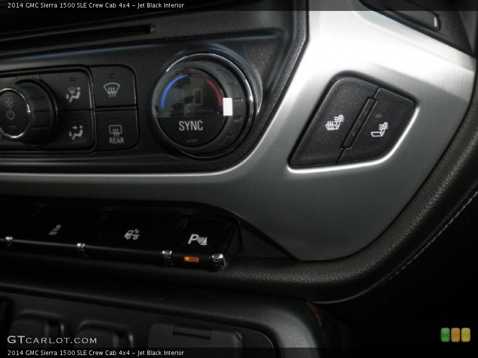 Jet Black Interior Controls for the 2014 GMC Sierra 1500 SLE Crew Cab 4x4 #82889566