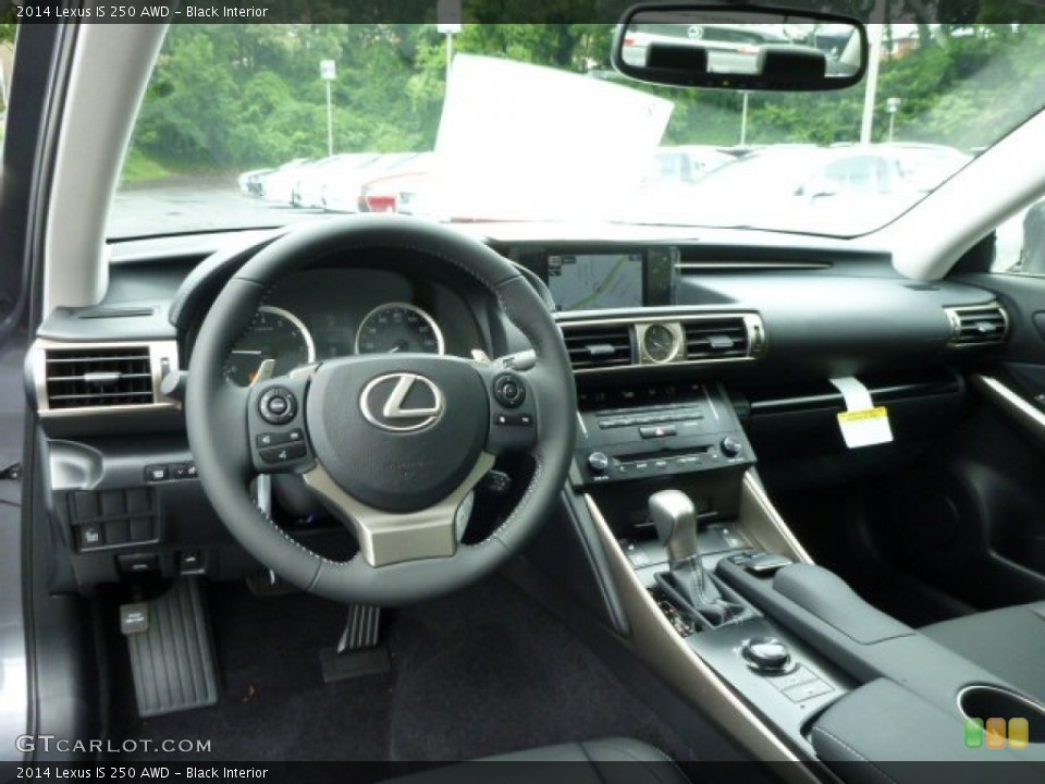 Black Interior Dashboard for the 2014 Lexus IS 250 AWD #82889640