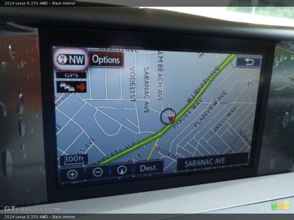 Black Interior Navigation for the 2014 Lexus IS 250 AWD #82889700