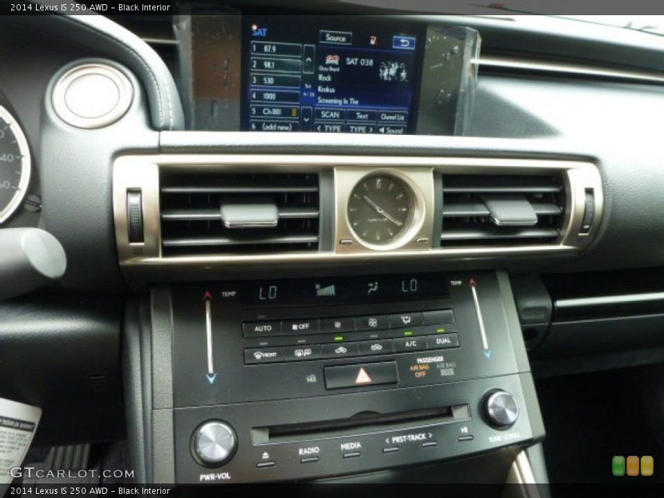 Black Interior Controls for the 2014 Lexus IS 250 AWD #82889730