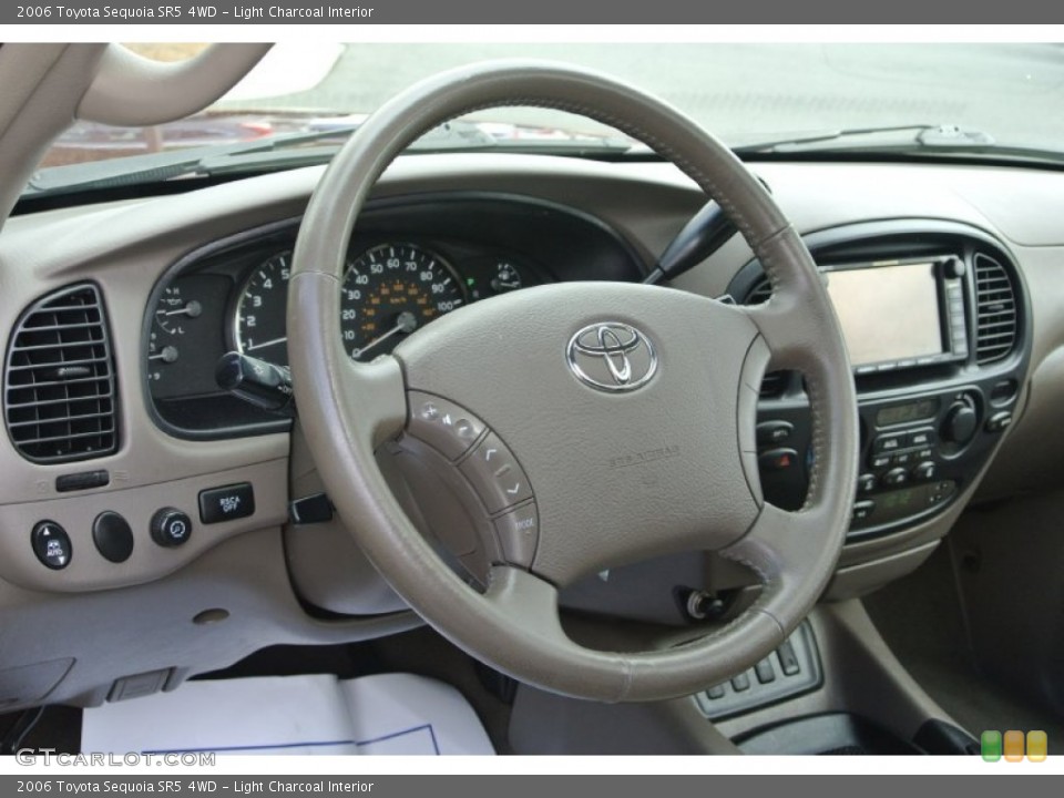 Light Charcoal Interior Steering Wheel for the 2006 Toyota Sequoia SR5 4WD #82890613