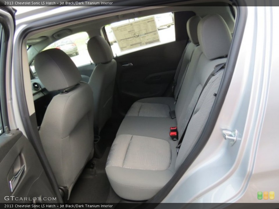 Jet Black/Dark Titanium Interior Rear Seat for the 2013 Chevrolet Sonic LS Hatch #82892204
