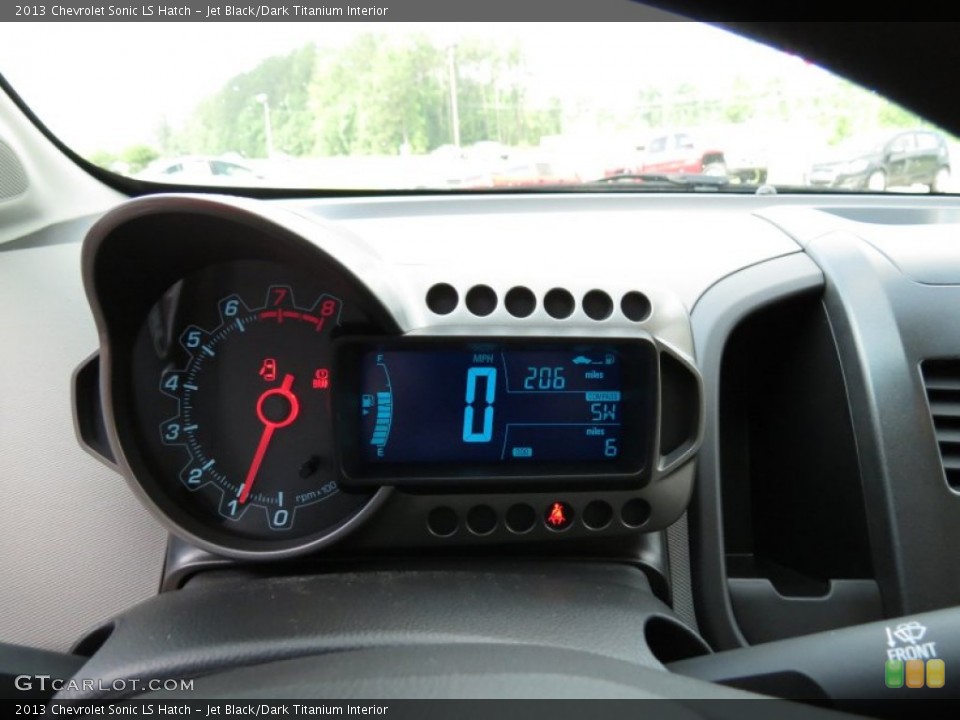 Jet Black/Dark Titanium Interior Gauges for the 2013 Chevrolet Sonic LS Hatch #82892246
