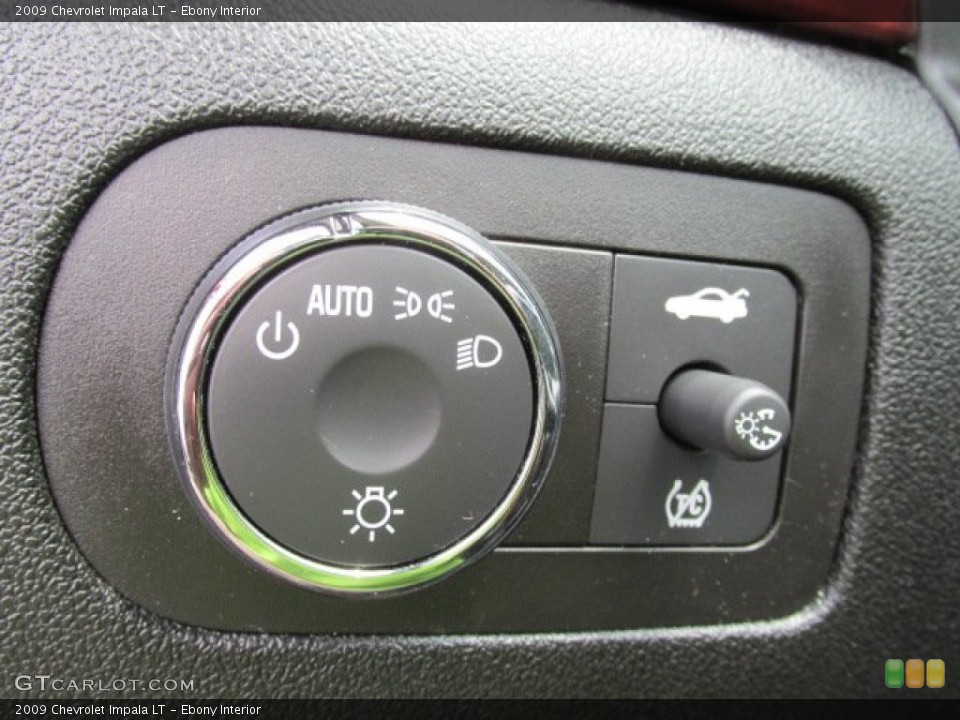 Ebony Interior Controls for the 2009 Chevrolet Impala LT #82893413