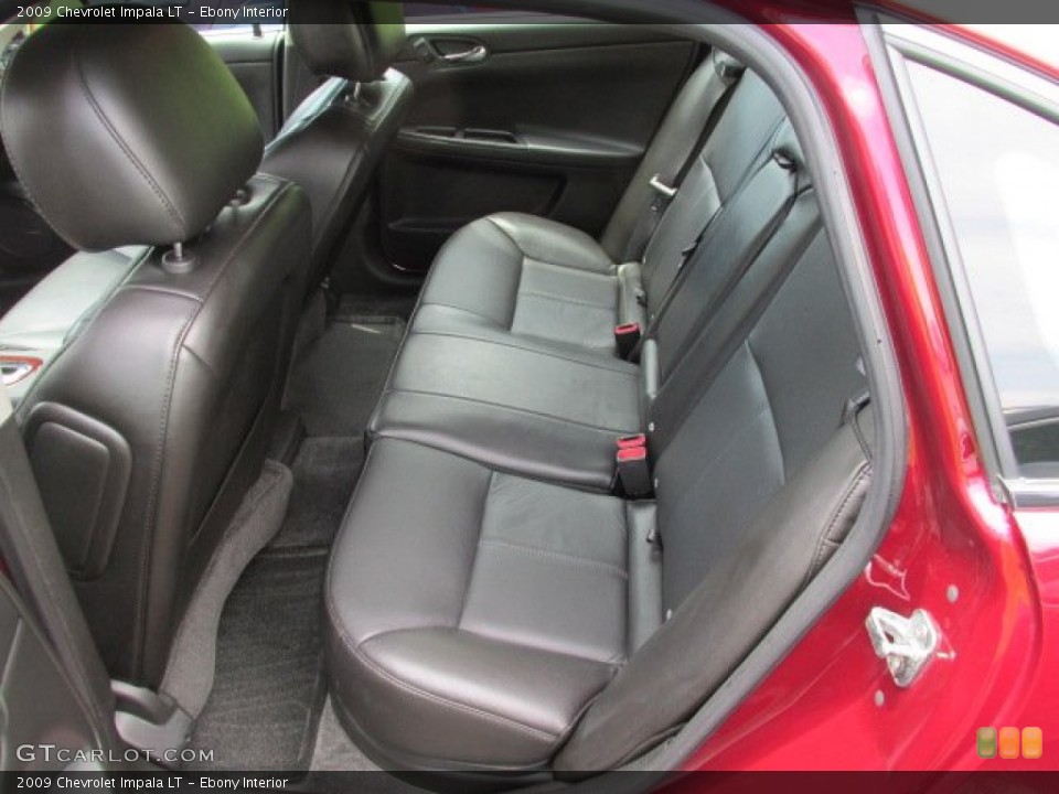 Ebony Interior Rear Seat for the 2009 Chevrolet Impala LT #82893473