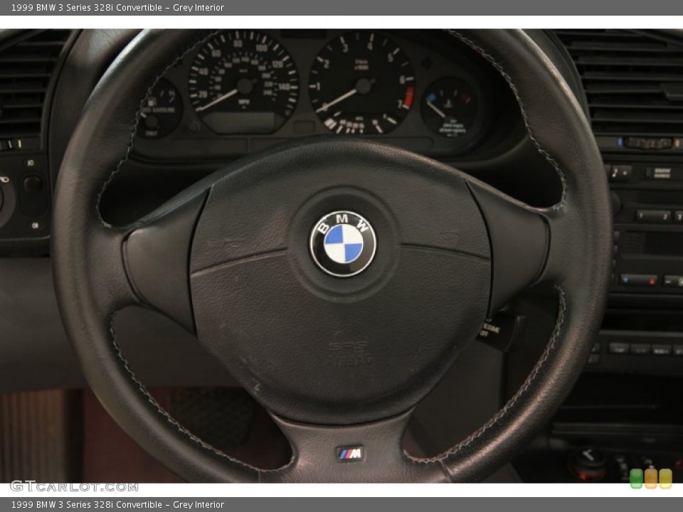 Grey Interior Steering Wheel for the 1999 BMW 3 Series 328i Convertible #82894427