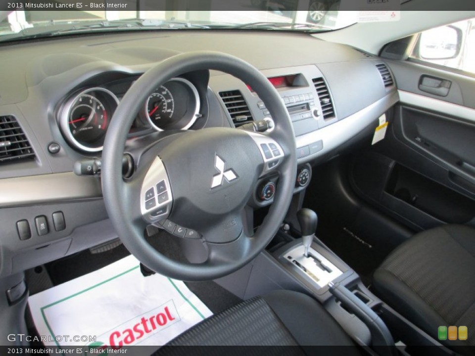 Black Interior Dashboard for the 2013 Mitsubishi Lancer ES #82898752