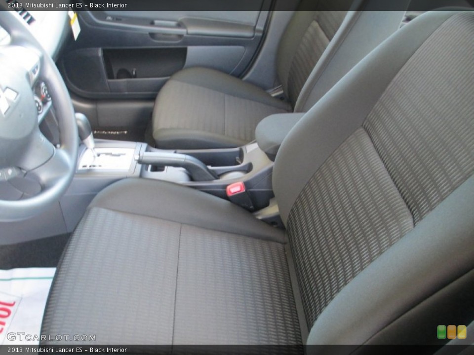 Black Interior Front Seat for the 2013 Mitsubishi Lancer ES #82898779