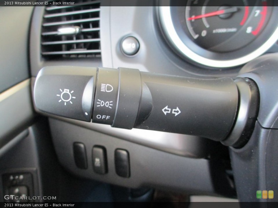 Black Interior Controls for the 2013 Mitsubishi Lancer ES #82898847