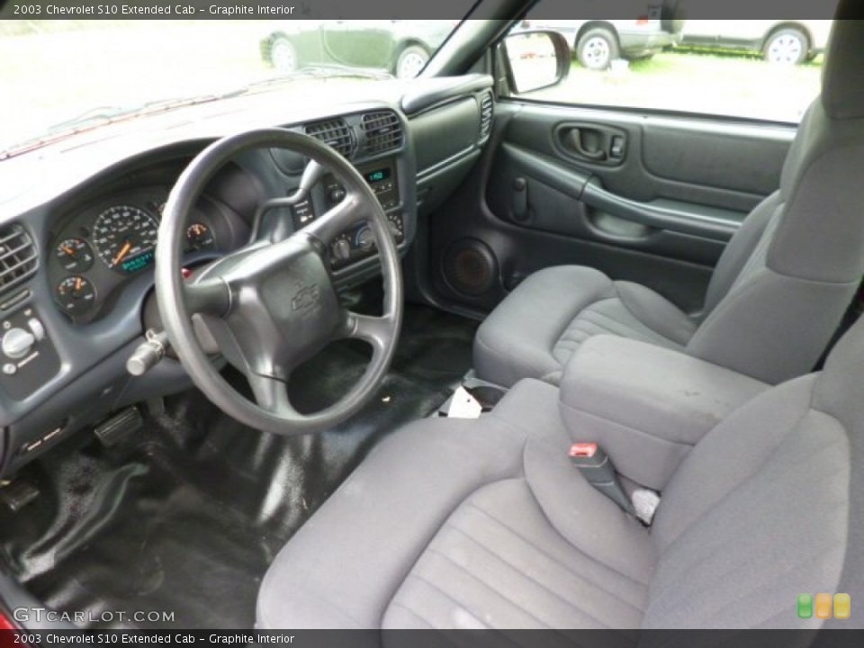 Graphite Interior Prime Interior for the 2003 Chevrolet S10 Extended Cab #82898853