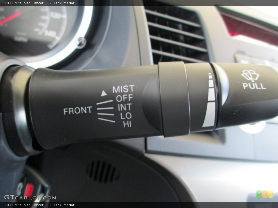Black Interior Controls for the 2013 Mitsubishi Lancer ES #82898868