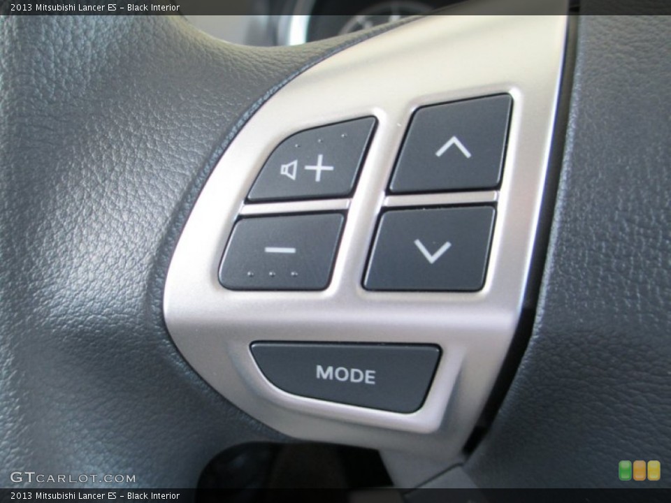 Black Interior Controls for the 2013 Mitsubishi Lancer ES #82898892