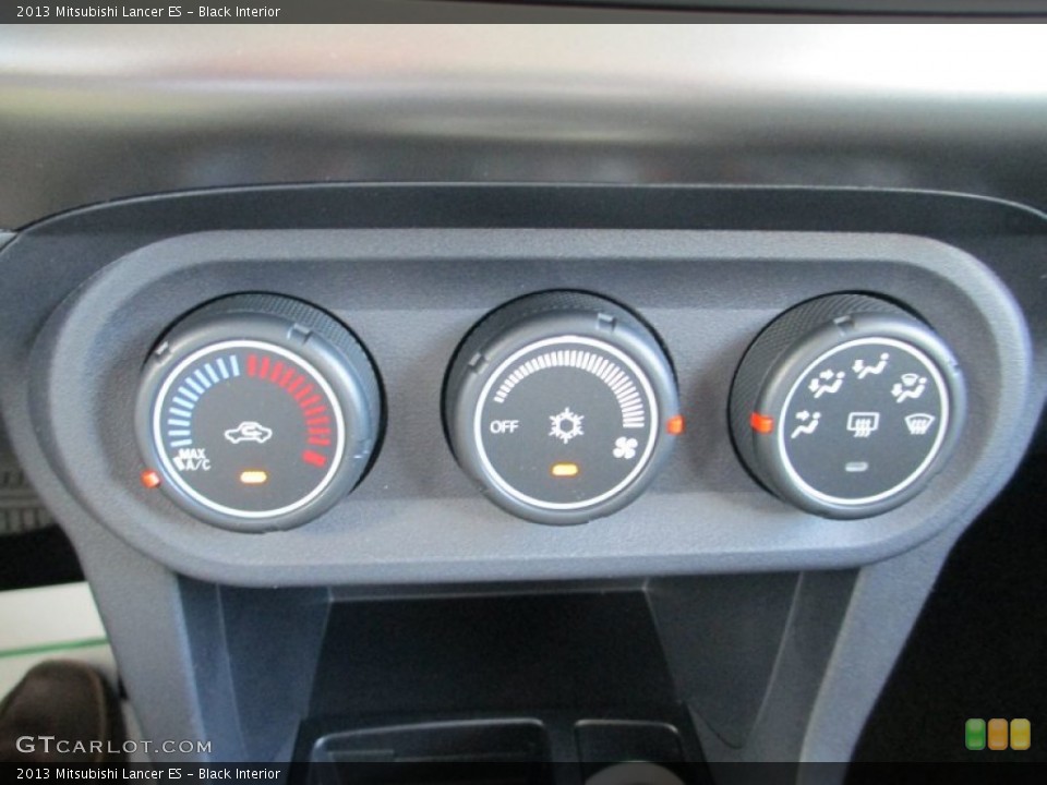 Black Interior Controls for the 2013 Mitsubishi Lancer ES #82899004