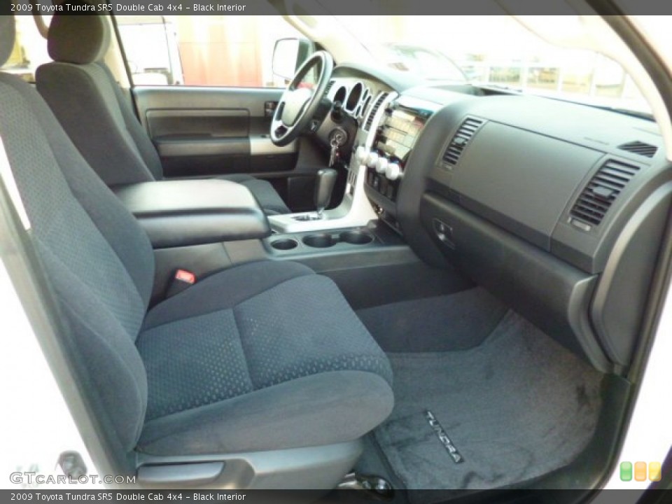 Black Interior Photo for the 2009 Toyota Tundra SR5 Double Cab 4x4 #82899178