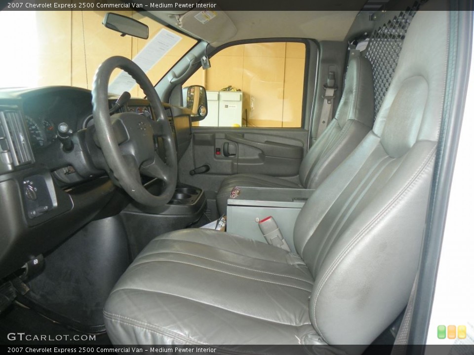 Medium Pewter Interior Front Seat for the 2007 Chevrolet Express 2500 Commercial Van #82899382