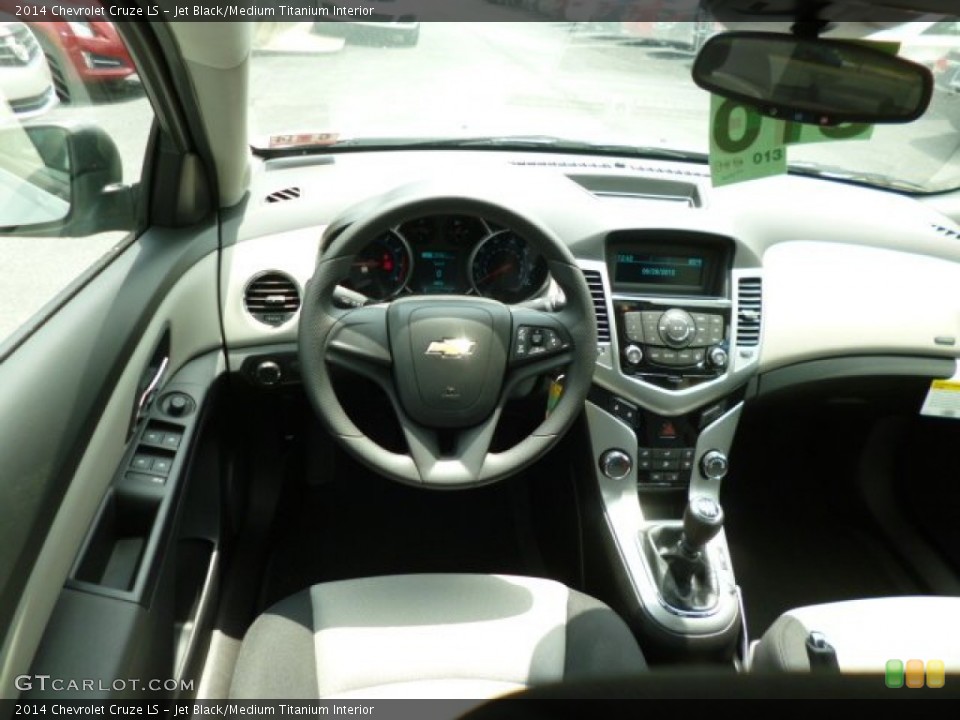 Jet Black/Medium Titanium Interior Dashboard for the 2014 Chevrolet Cruze LS #82900442