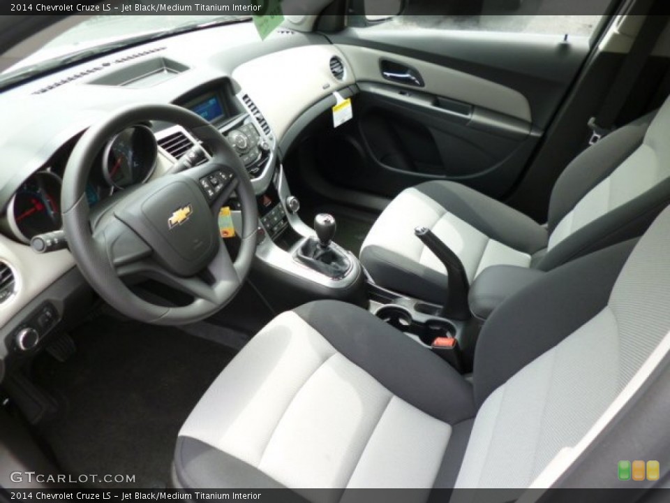 Jet Black/Medium Titanium Interior Prime Interior for the 2014 Chevrolet Cruze LS #82900481