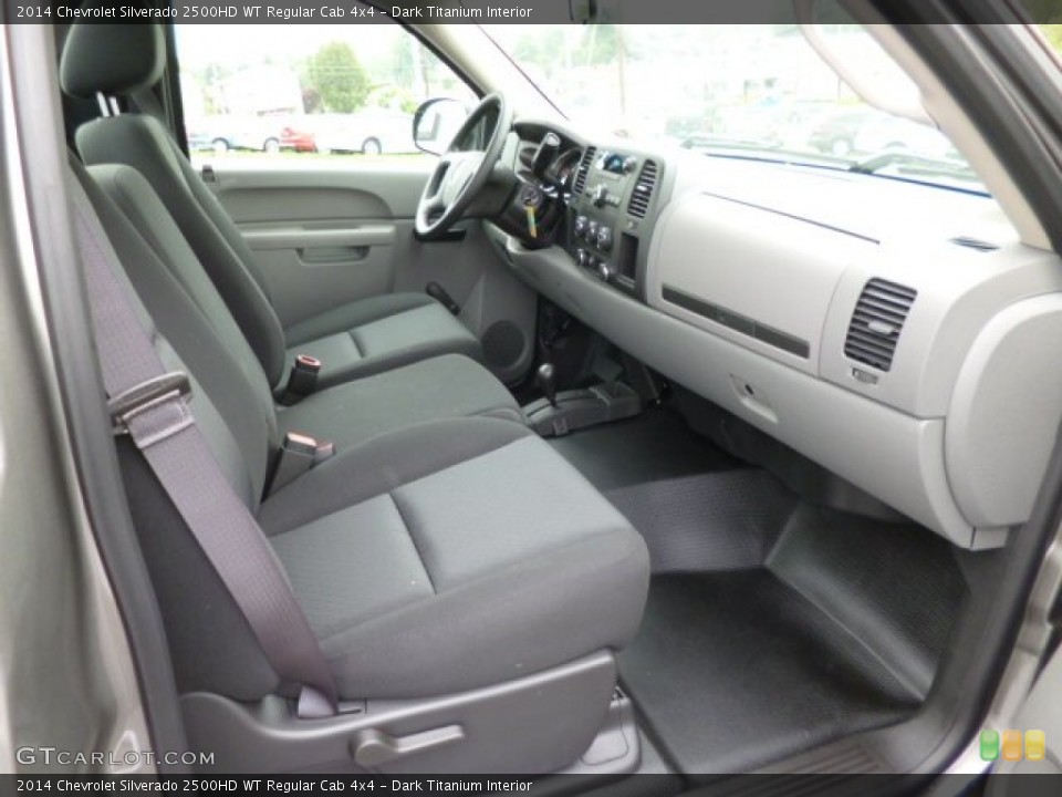 Dark Titanium Interior Photo for the 2014 Chevrolet Silverado 2500HD WT Regular Cab 4x4 #82900803