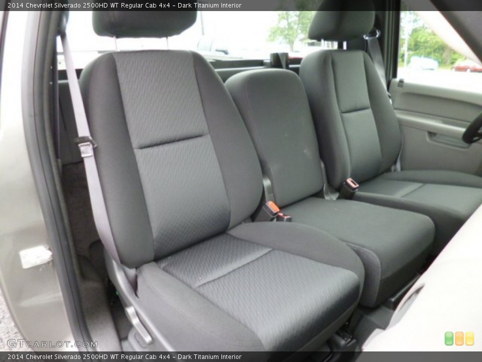 Dark Titanium Interior Front Seat for the 2014 Chevrolet Silverado 2500HD WT Regular Cab 4x4 #82900843