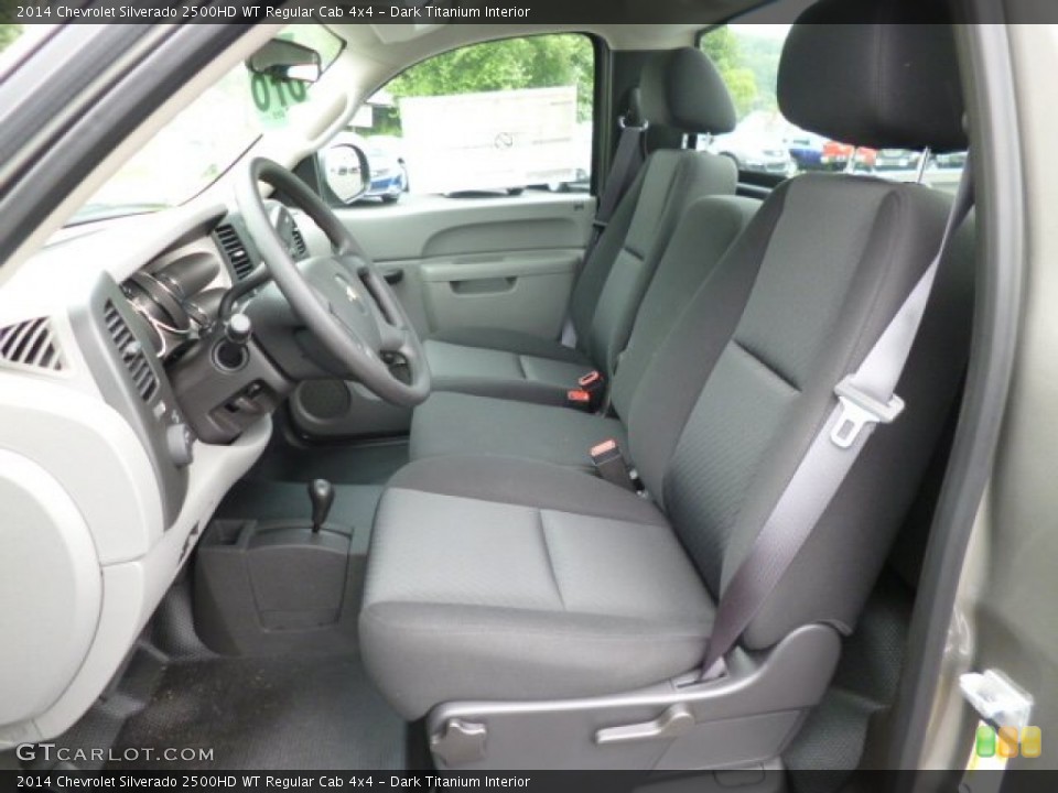 Dark Titanium Interior Photo for the 2014 Chevrolet Silverado 2500HD WT Regular Cab 4x4 #82900893