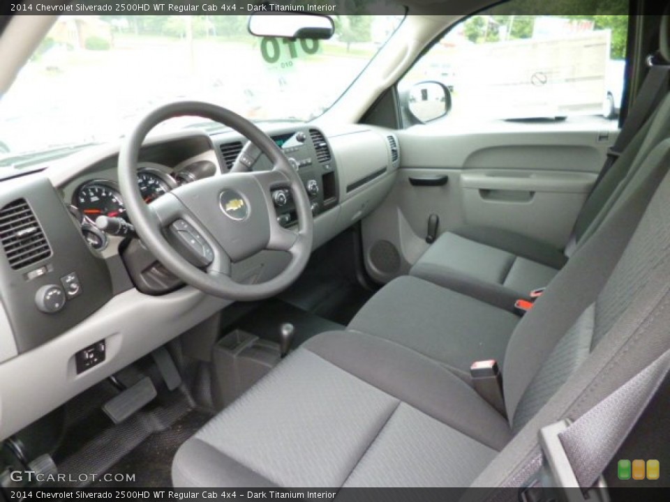 Dark Titanium Interior Front Seat for the 2014 Chevrolet Silverado 2500HD WT Regular Cab 4x4 #82900908