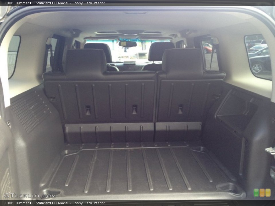 Ebony Black Interior Trunk for the 2006 Hummer H3  #82905958