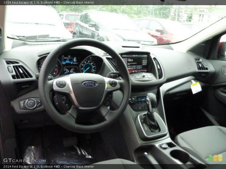 Charcoal Black Interior Dashboard for the 2014 Ford Escape SE 2.0L EcoBoost 4WD #82906178