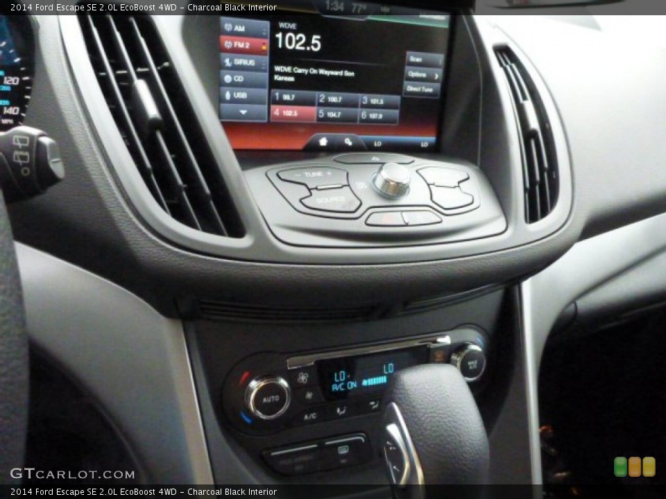 Charcoal Black Interior Controls for the 2014 Ford Escape SE 2.0L EcoBoost 4WD #82906234