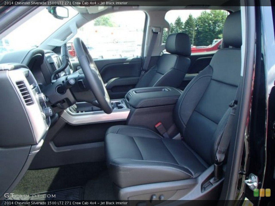 Jet Black Interior Photo for the 2014 Chevrolet Silverado 1500 LTZ Z71 Crew Cab 4x4 #82907821