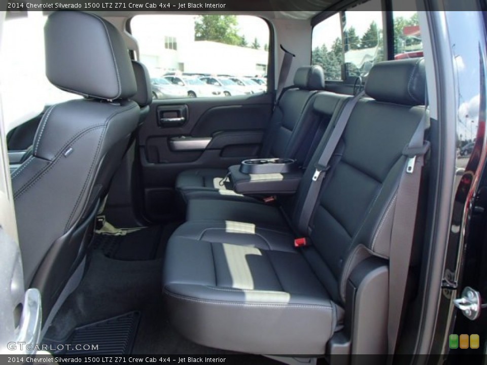 Jet Black Interior Rear Seat for the 2014 Chevrolet Silverado 1500 LTZ Z71 Crew Cab 4x4 #82907842