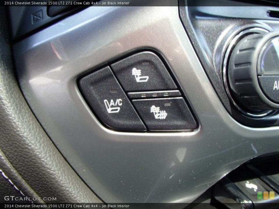 Jet Black Interior Controls for the 2014 Chevrolet Silverado 1500 LTZ Z71 Crew Cab 4x4 #82907962