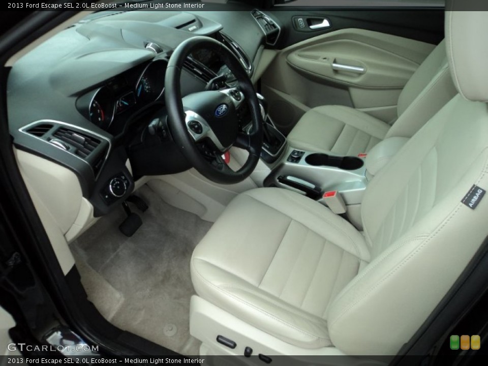 Medium Light Stone Interior Prime Interior for the 2013 Ford Escape SEL 2.0L EcoBoost #82908140