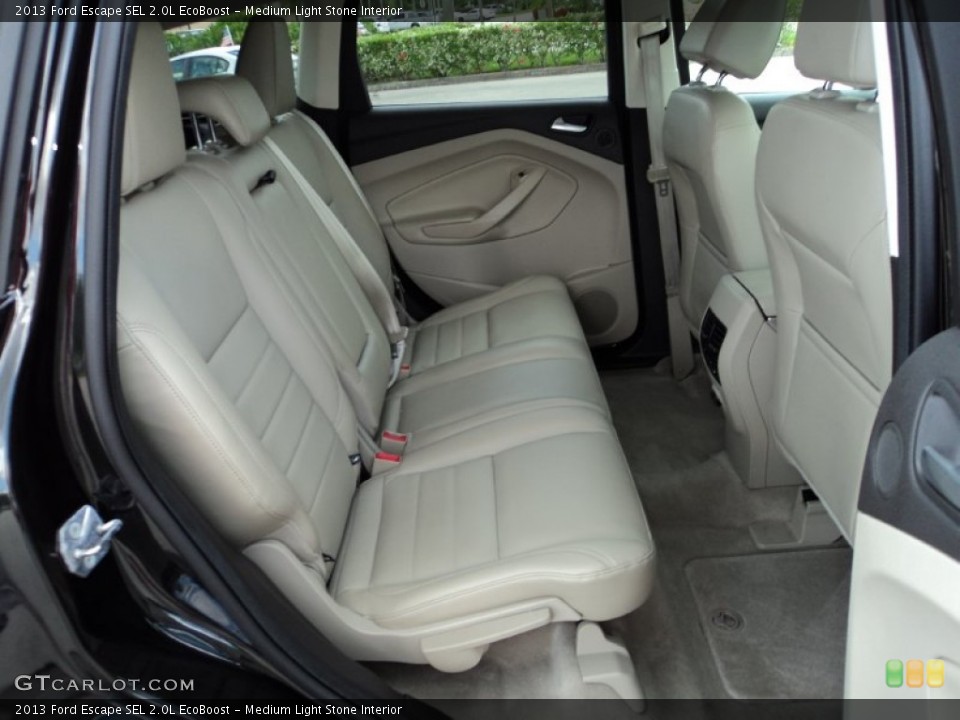 Medium Light Stone Interior Rear Seat for the 2013 Ford Escape SEL 2.0L EcoBoost #82908268