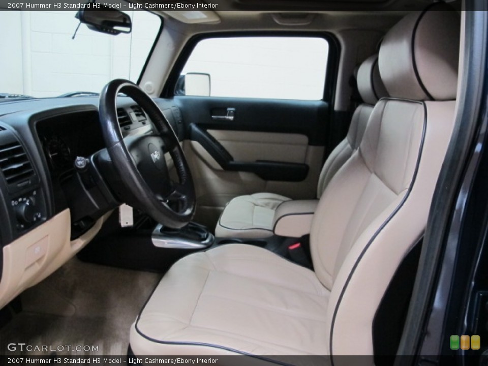 Light Cashmere/Ebony Interior Front Seat for the 2007 Hummer H3  #82910577