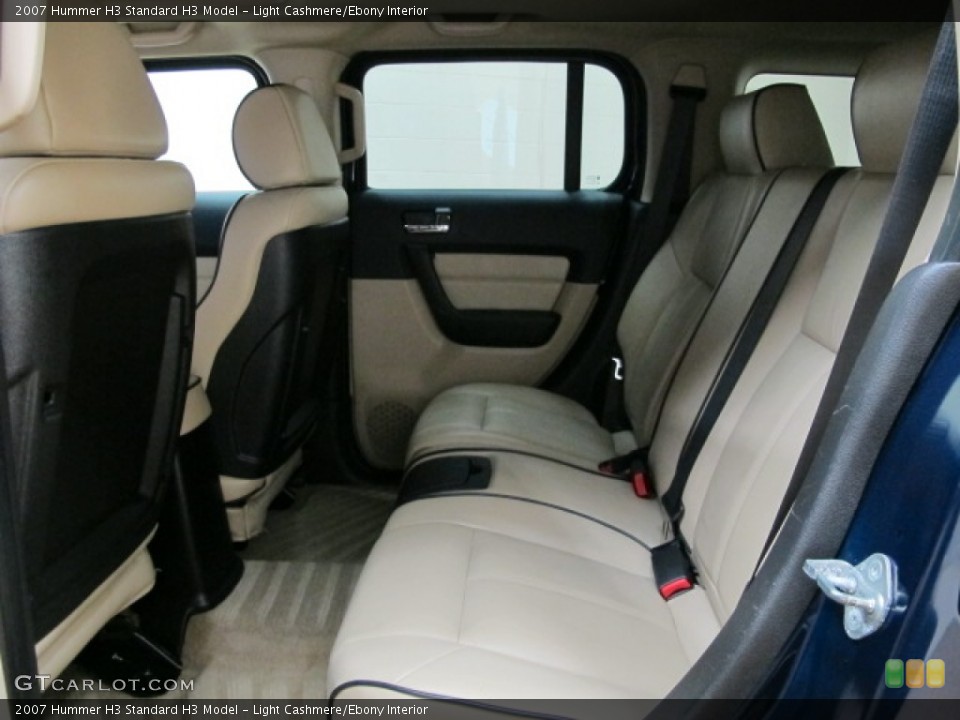 Light Cashmere/Ebony Interior Rear Seat for the 2007 Hummer H3  #82910614