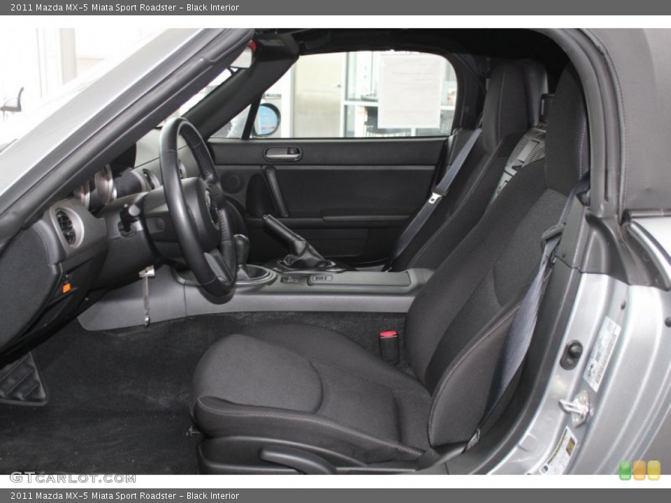 Black Interior Photo for the 2011 Mazda MX-5 Miata Sport Roadster #82910647