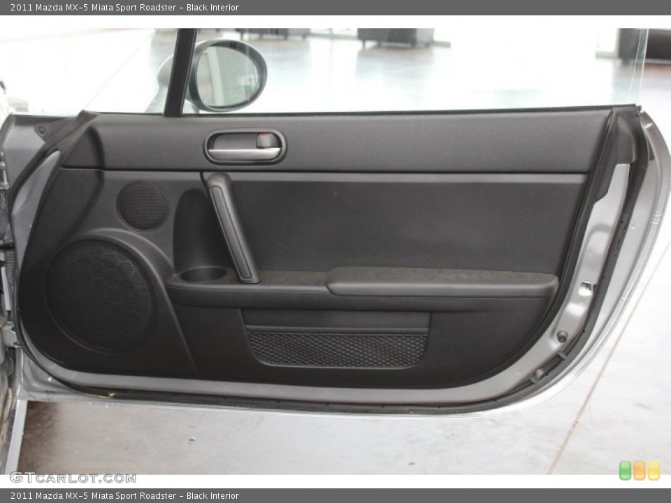 Black Interior Door Panel for the 2011 Mazda MX-5 Miata Sport Roadster #82910668