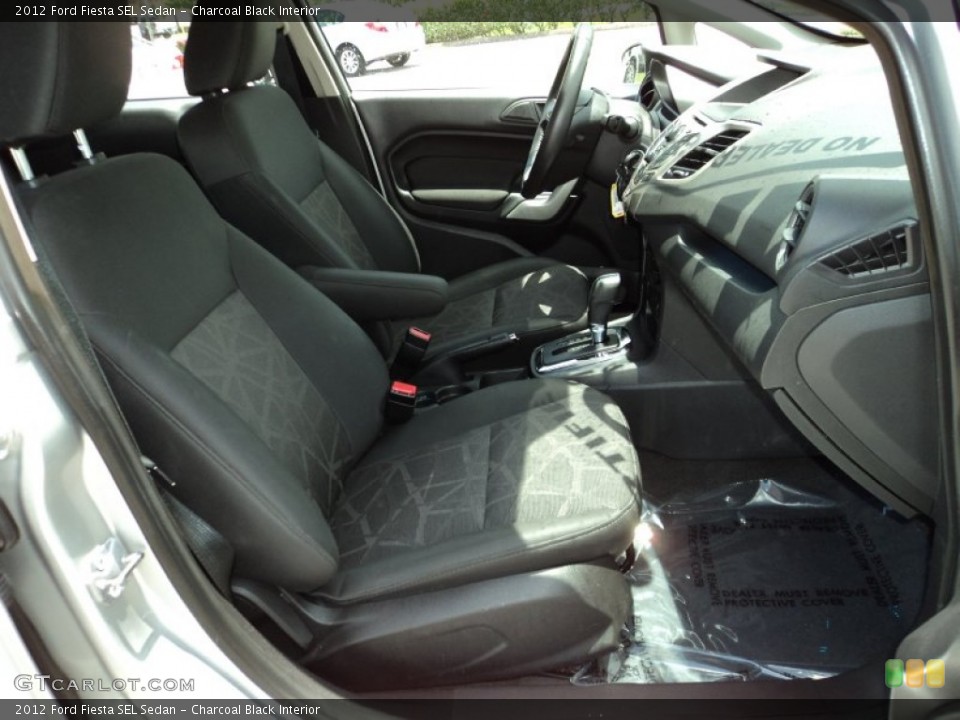 Charcoal Black Interior Front Seat for the 2012 Ford Fiesta SEL Sedan #82911610