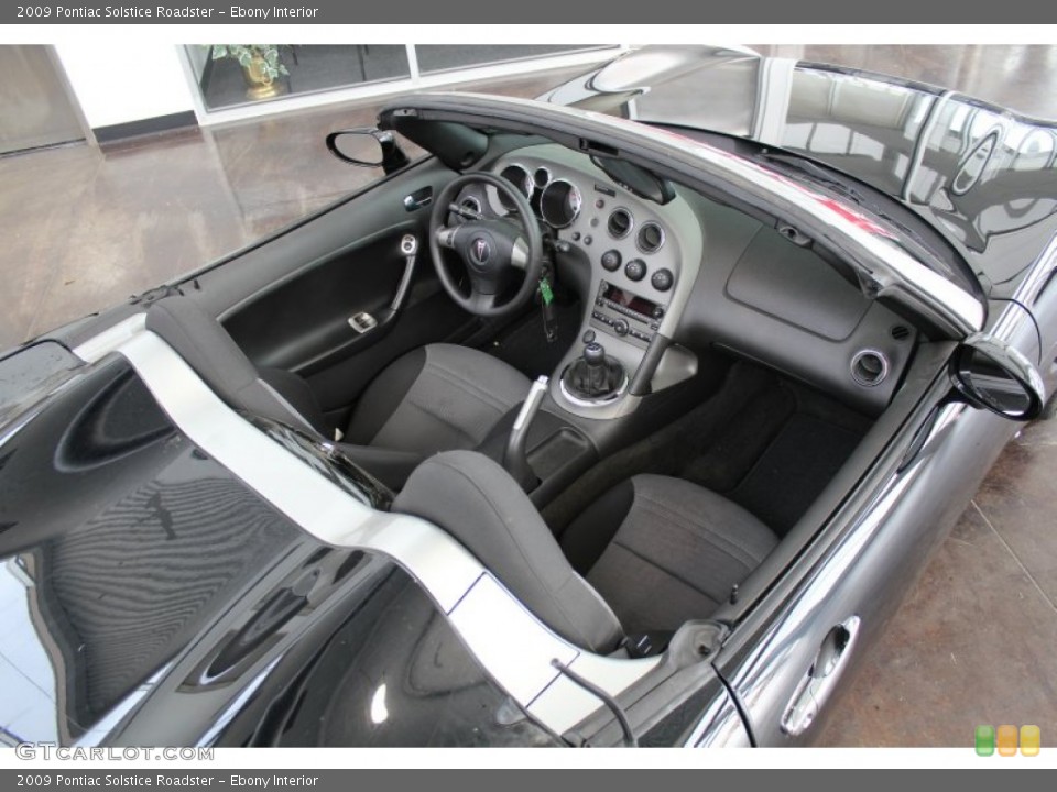 Ebony Interior Photo for the 2009 Pontiac Solstice Roadster #82911682