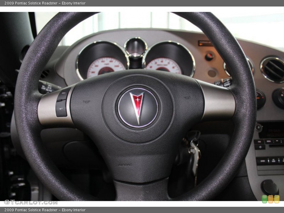 Ebony Interior Steering Wheel for the 2009 Pontiac Solstice Roadster #82911784