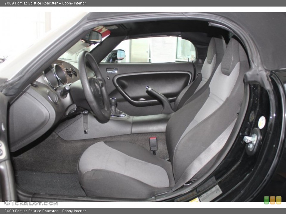Ebony Interior Photo for the 2009 Pontiac Solstice Roadster #82911836