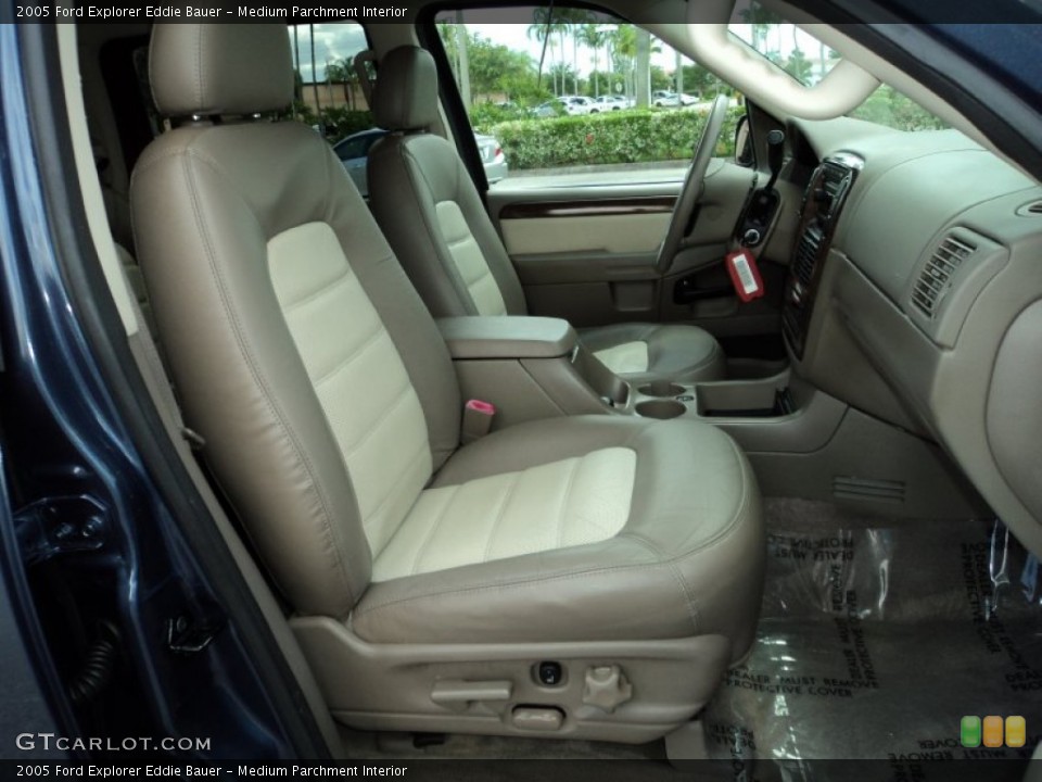 Medium Parchment Interior Front Seat for the 2005 Ford Explorer Eddie Bauer #82914041
