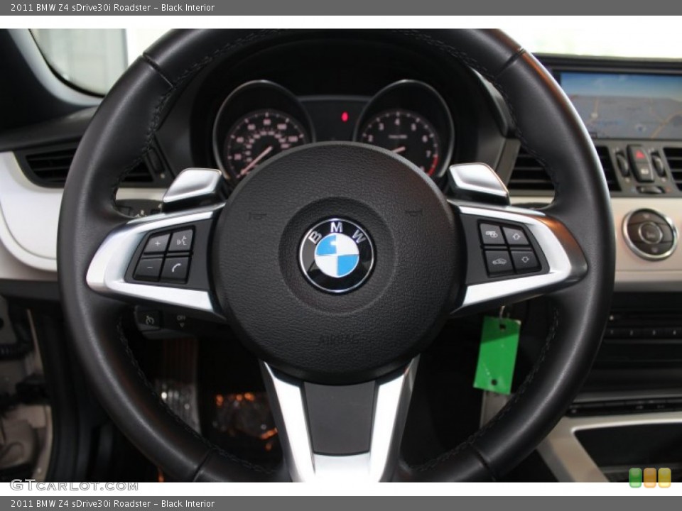 Black Interior Steering Wheel for the 2011 BMW Z4 sDrive30i Roadster #82914640