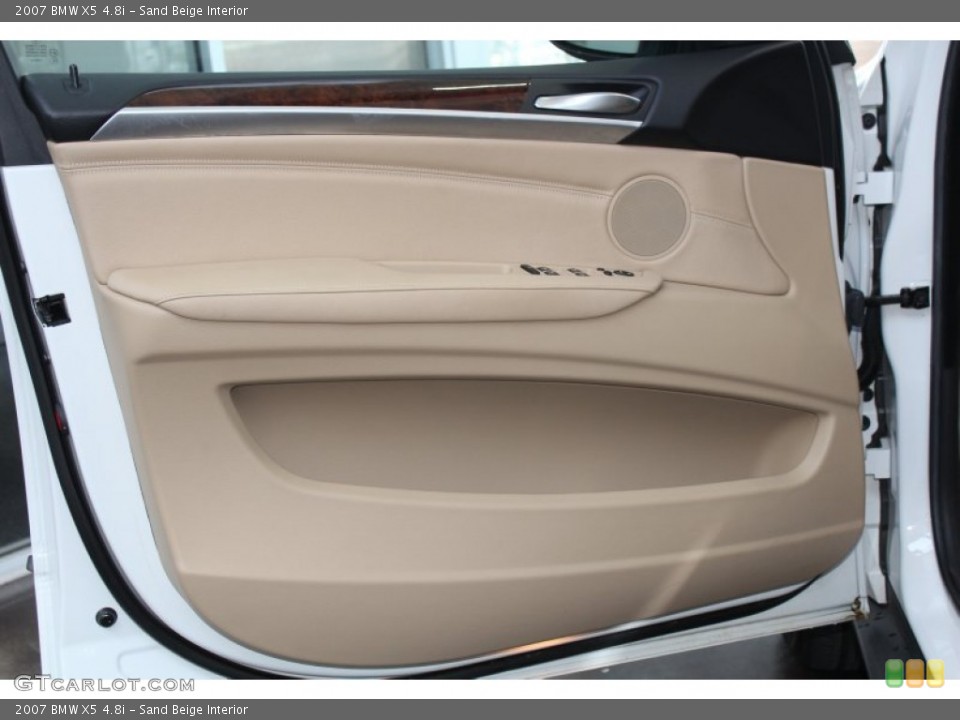 Sand Beige Interior Door Panel for the 2007 BMW X5 4.8i #82915308