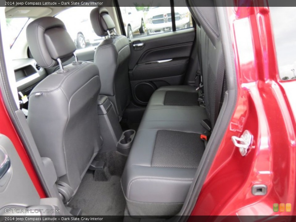 Dark Slate Gray Interior Rear Seat for the 2014 Jeep Compass Latitude #82919086