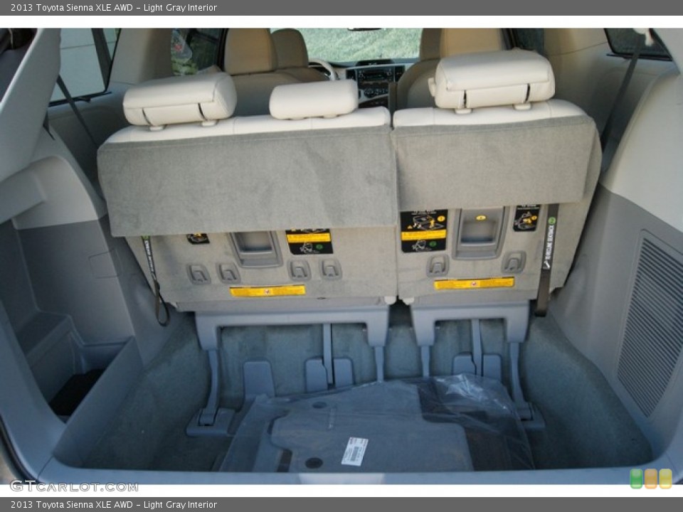 Light Gray Interior Trunk for the 2013 Toyota Sienna XLE AWD #82919805