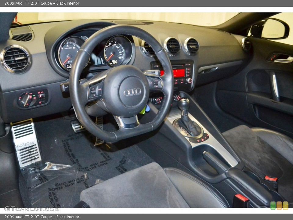 Black Interior Prime Interior for the 2009 Audi TT 2.0T Coupe #82921454